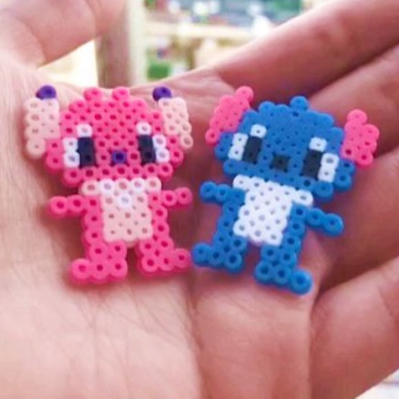 Hand Crafted Jewelry - Stitch Kandi Perlers
